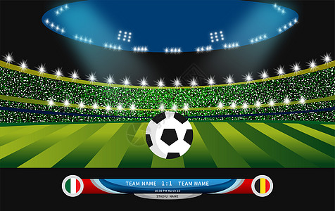 词云图效果足球世界杯赛事宣传直播预告海报