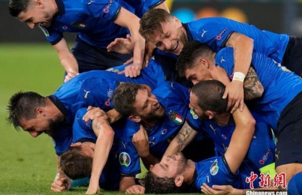 欧洲杯：意大利三战全胜 威尔士力压瑞士出线